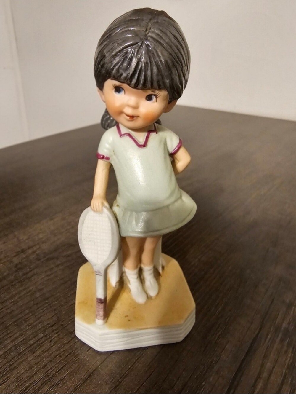 Vintage 1974 Gorham Moppets "Tennis Anyone" Figurine